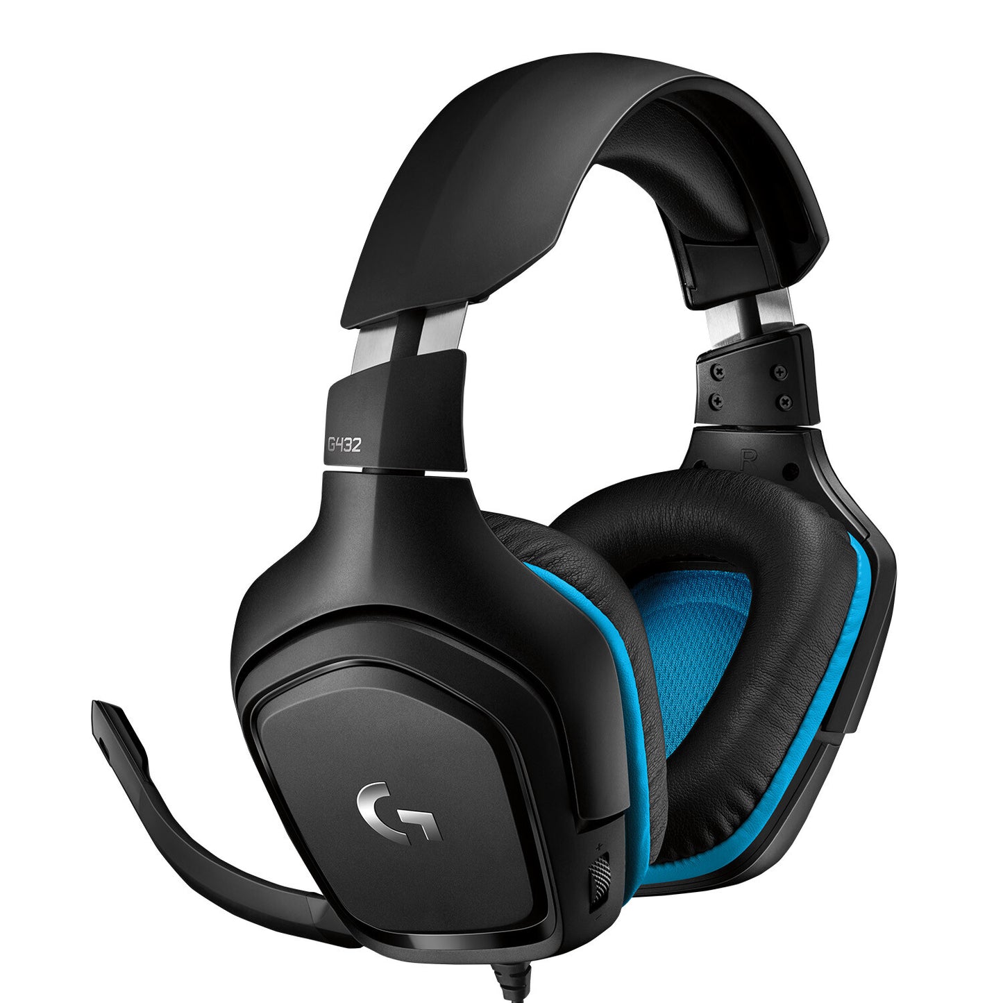 Logitech G 981-000770 hörlur och headset Kabel Huvudband Spela Svart, Blå