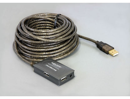 DeLOCK 82748 dockningsstationer för bärbara datorer Kabel USB 2.0 Grå