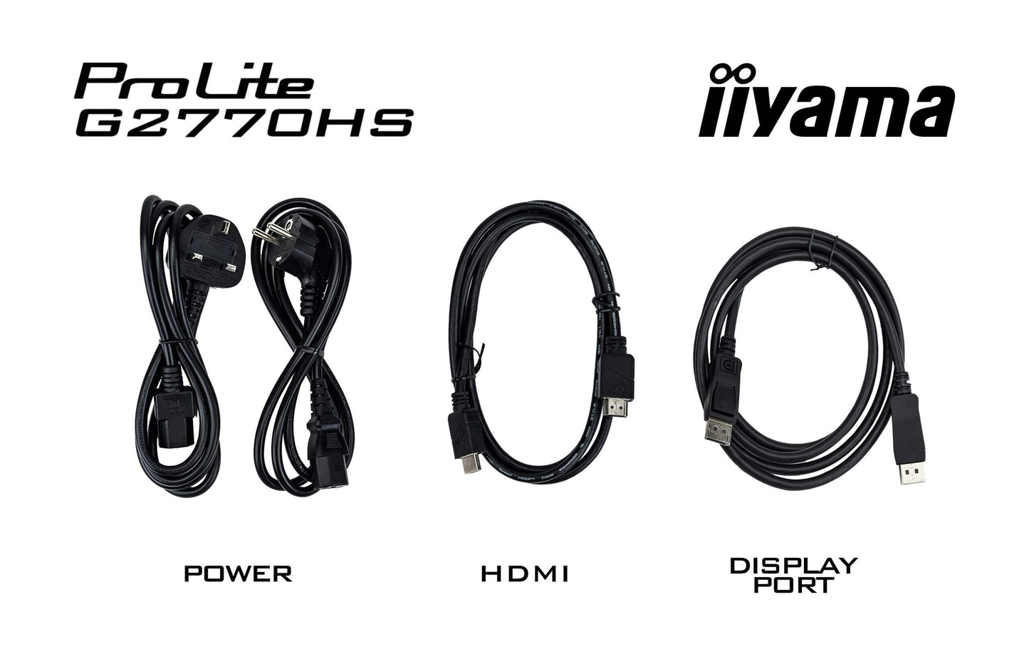 iiyama G-MASTER G2770HS-B1 platta pc-skärmar 68,6 cm (27") 1920 x 1080 pixlar Full HD LCD Svart