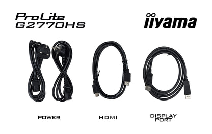 iiyama G-MASTER G2770HS-B1 platta pc-skärmar 68,6 cm (27") 1920 x 1080 pixlar Full HD LCD Svart