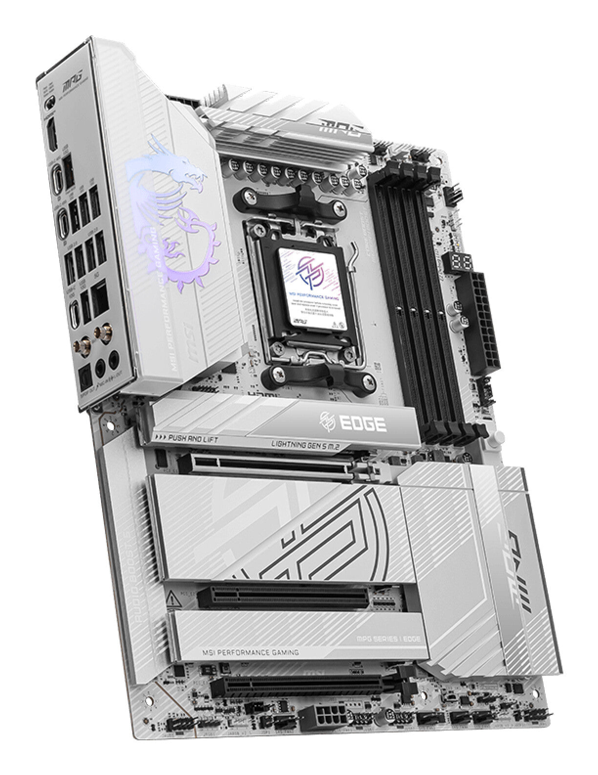 MSI MPG X870E EDGE TI WIFI moderkort AMD X870E AM5-sockel ATX