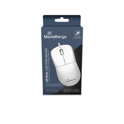 MediaRange MROS255 datormöss Hem Ambidextrous USB Type-A 1000 DPI