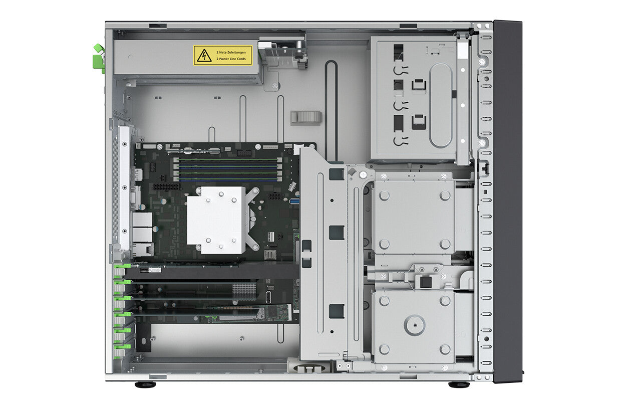 Fujitsu PRIMERGY TX1330 M5 servrar Tower Intel Xeon E E-2388G 3,2 GHz 32 GB DDR4-SDRAM 500 W