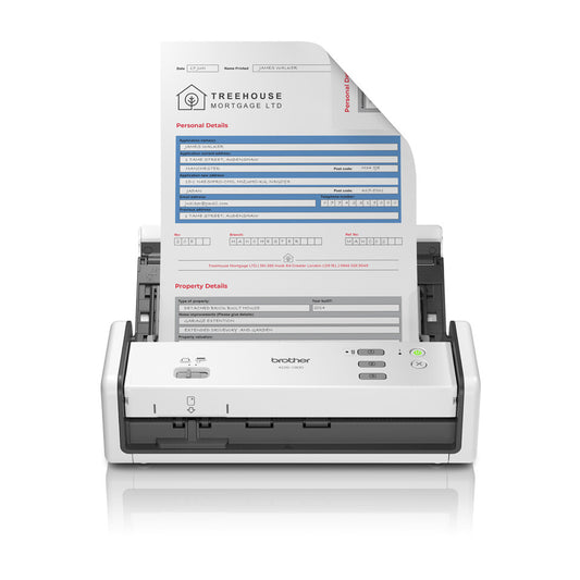 Brother ADS-1300 ADF-skanner 1200 x 1200 DPI A4 Vit