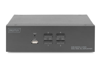 Digitus DS-12882 KVM-switchar Svart