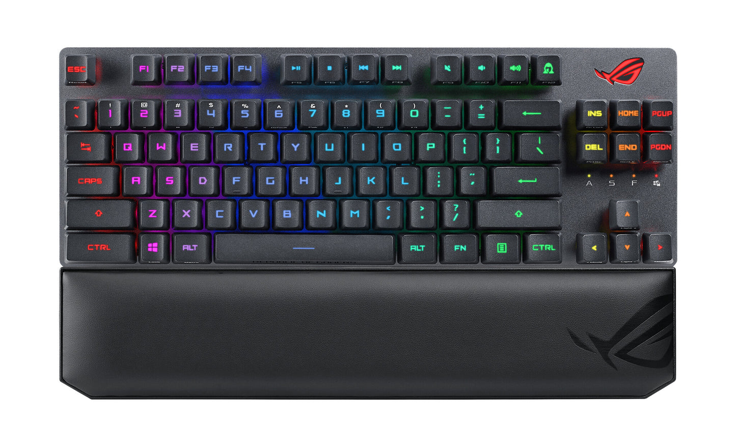 ASUS ROG Strix Scope RX TKL Wireless Deluxe tangentbord Spela USB + RF Wireless + Bluetooth AZERTY Fransk Svart
