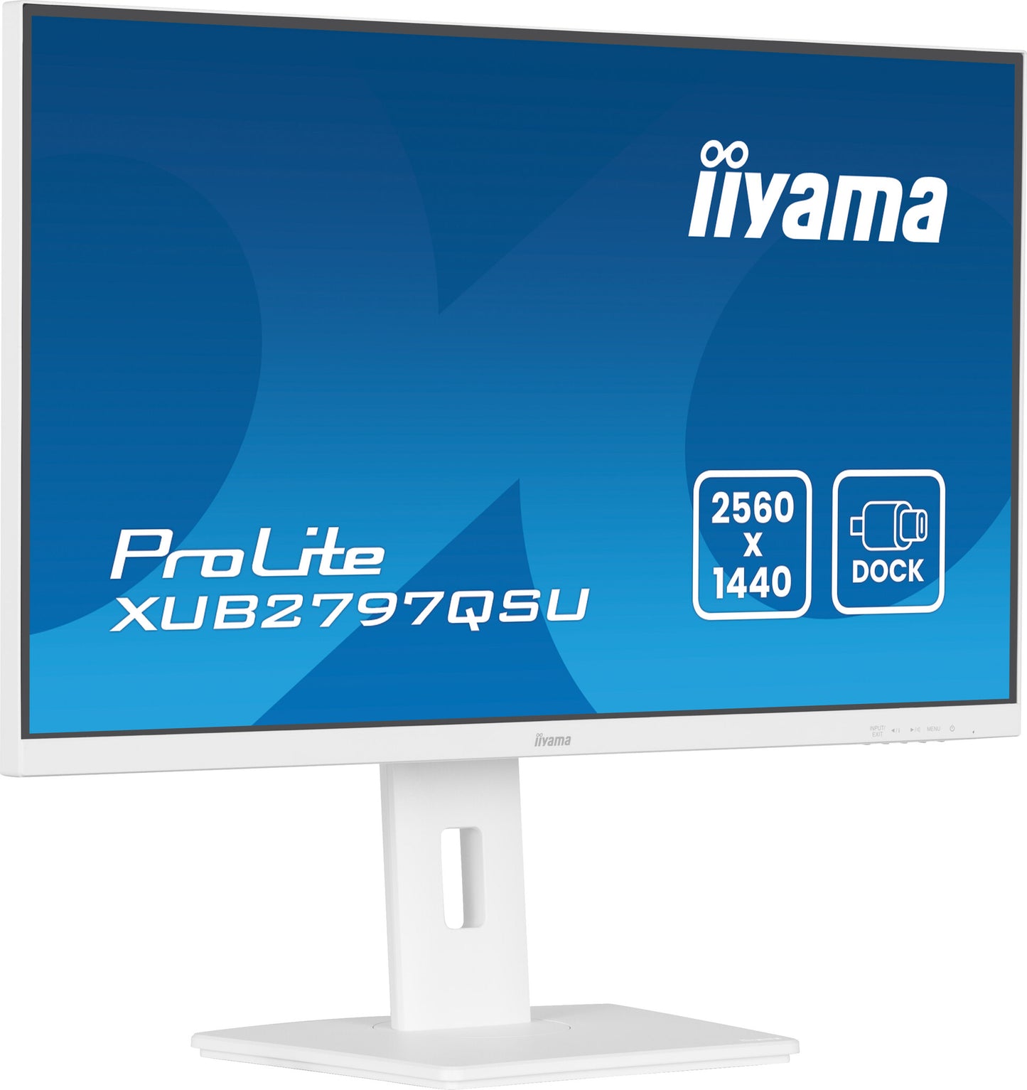 iiyama ProLite XUB2797QSU-W2 platta pc-skärmar 68,6 cm (27") 2560 x 1440 pixlar Quad HD LED Vit