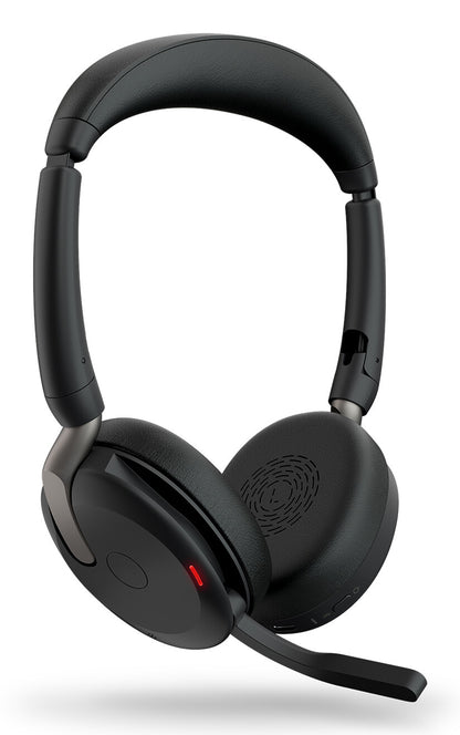 Jabra Evolve2 65 Flex Headset Kabel & Trådlös Huvudband Kontor/callcenter Bluetooth Svart