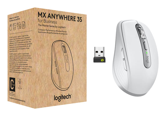 Logitech MX Anywhere 3S for Business datormöss Kontor högerhand Trådlös RF + Bluetooth laser 8000 DPI