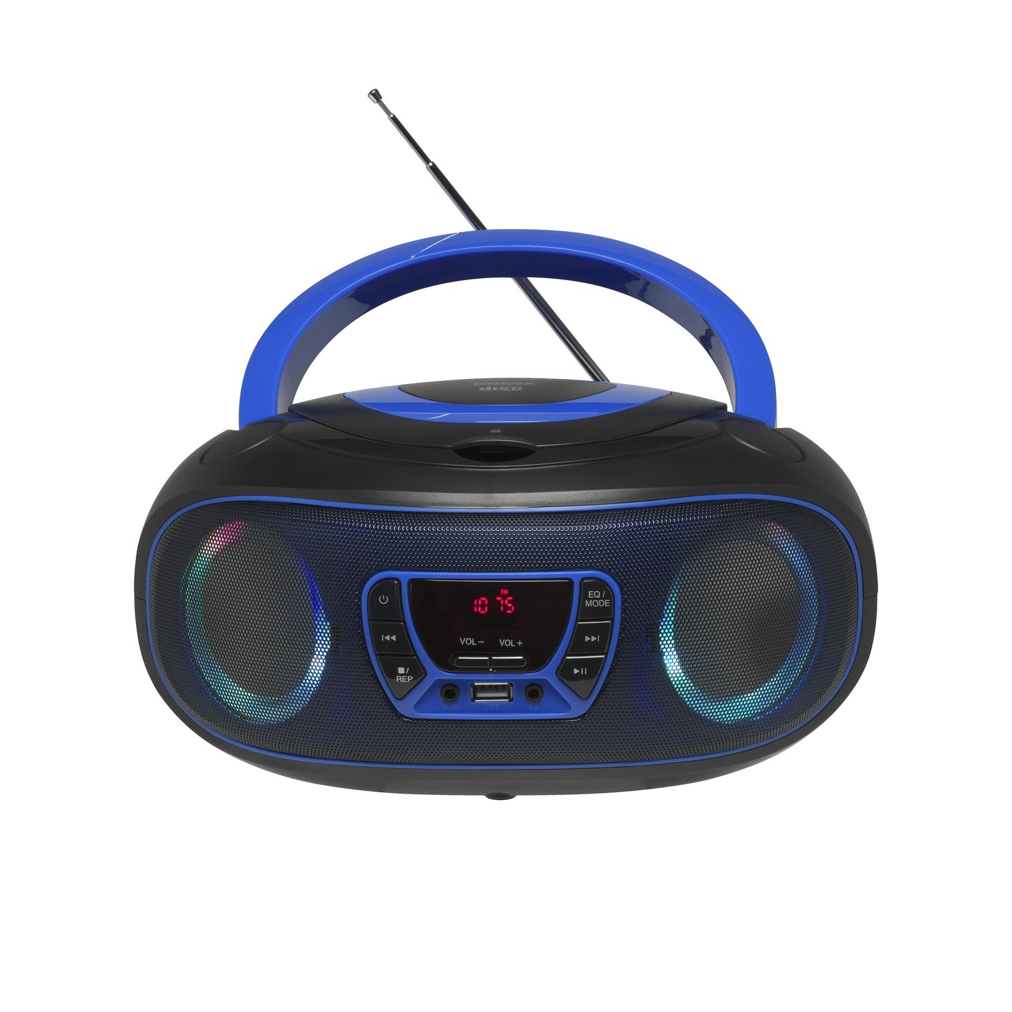 Denver TCL-212BT BLUE Bärbar CD-spelare Svart, Blå