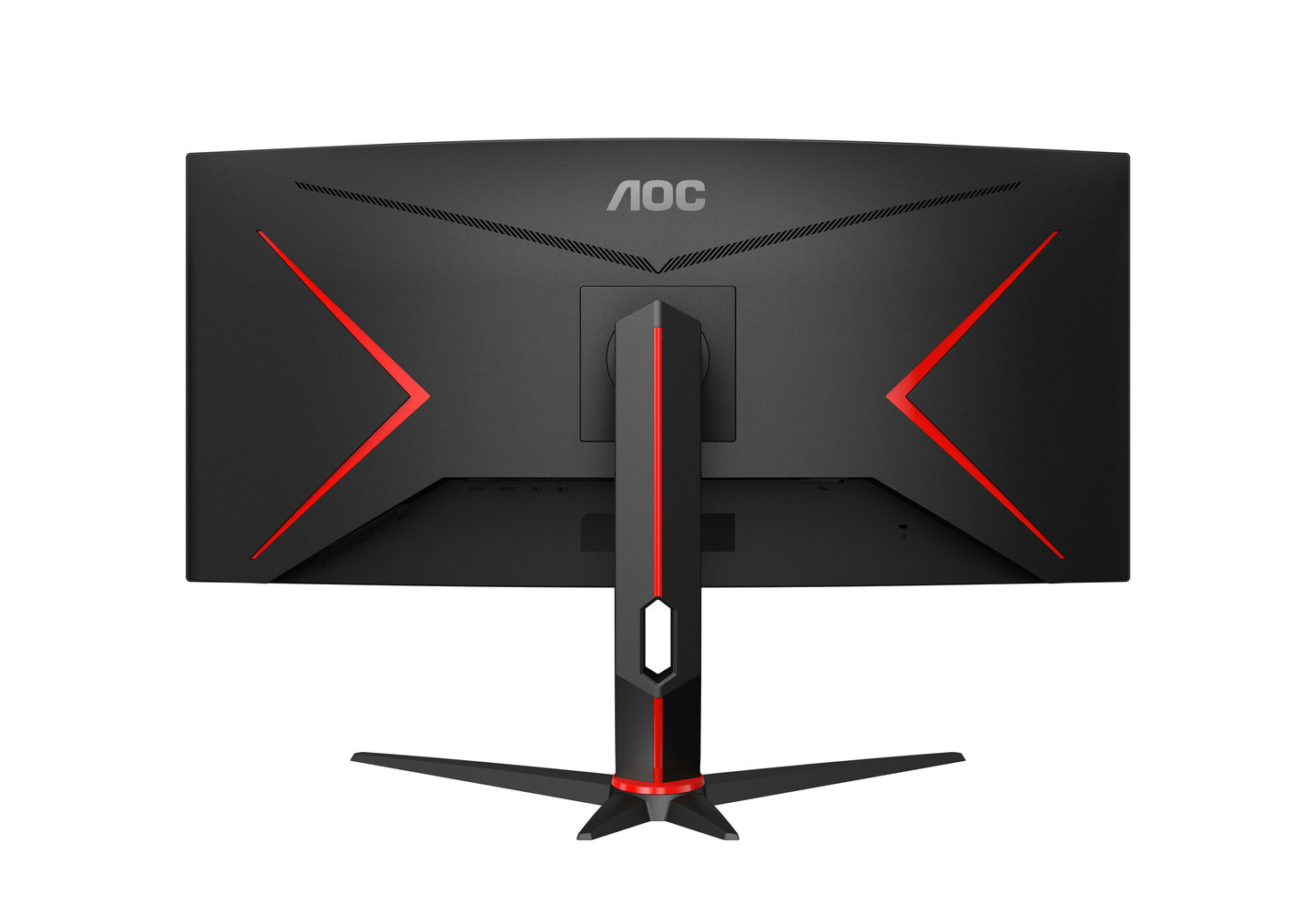 AOC G2 CU34G2XP platta pc-skärmar 86,4 cm (34") 3440 x 1440 pixlar UltraWide Quad HD LED Svart, Röd