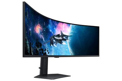 Samsung G95C platta pc-skärmar 124,5 cm (49") 5120 x 1440 pixlar Dual QHD LED Svart