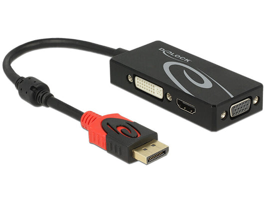 DeLOCK 62902 dockningsstationer för bärbara datorer Kabel Svart