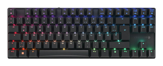 CHERRY XTRFY Cherry MX 8.2 TKL Wireless tangentbord Spela USB + RF Wireless + Bluetooth QWERTZ tyska Svart
