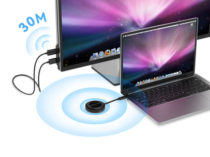 Conceptronic ATHERIC01B trådlös bildskärmsadapter HDMI/USB Full HD Dongel