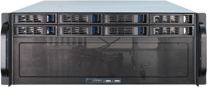 Inter-Tech 4U-4408 Ställning Svart, Silver