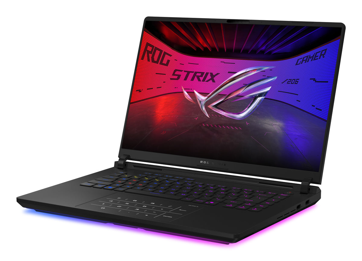 ASUS ROG Strix SCAR 16 G635LX-RW018W Intel Core Ultra 9 275HX Bärbar dator 40,6 cm (16") WQXGA 32 GB DDR5-SDRAM 1 TB SSD NVIDIA GeForce RTX 5090 Wi-Fi 7 (802.11be) Windows 11 Home tyska Svart