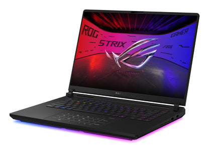 ASUS ROG Strix SCAR 16 G635LX-RW018W Intel Core Ultra 9 275HX Bärbar dator 40,6 cm (16") WQXGA 32 GB DDR5-SDRAM 1 TB SSD NVIDIA GeForce RTX 5090 Wi-Fi 7 (802.11be) Windows 11 Home tyska Svart