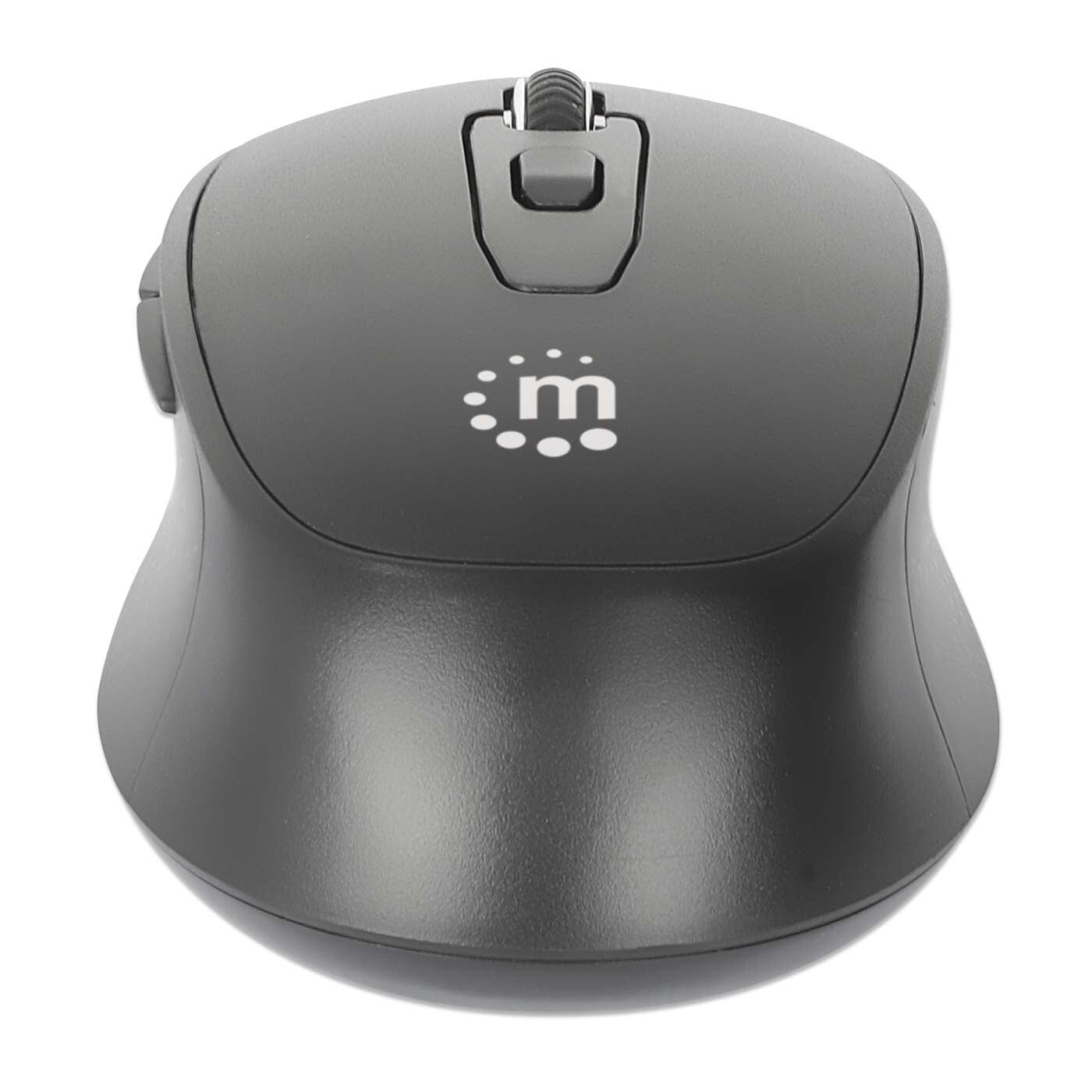 Manhattan 190343 datormöss Universal Ambidextrous RF Trådlös Optisk 1600 DPI