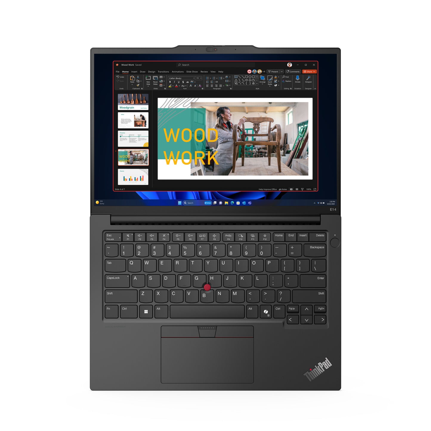Lenovo ThinkPad E14 Gen 6 (AMD) AMD Ryzen™ 5 7535HS Bärbar dator 35,6 cm (14") WUXGA 16 GB DDR5-SDRAM 512 GB SSD Wi-Fi 6E (802.11ax) Windows 11 Pro Engelsk Svart