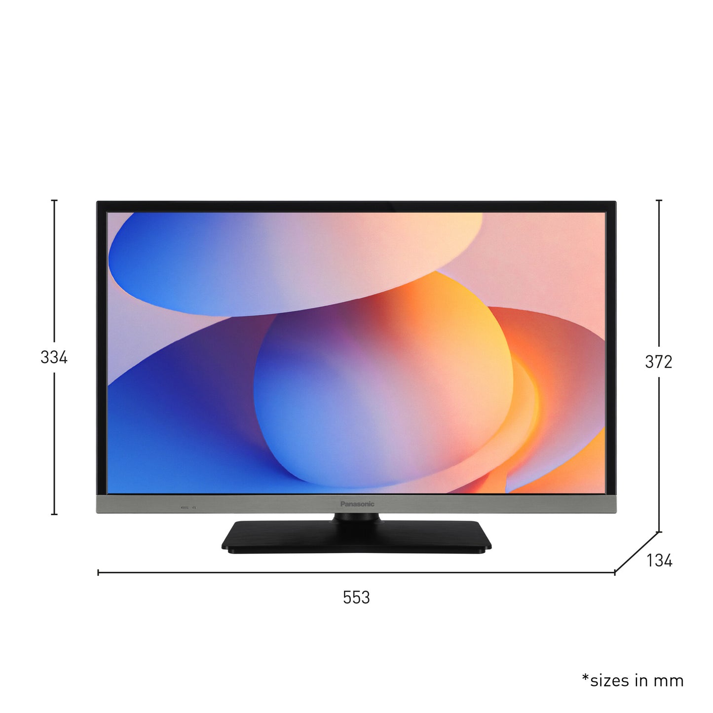 Panasonic TB-24S40AEZ TV-apparat 61 cm (24") HD Smart-TV Wi-Fi Svart