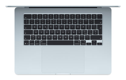 Apple MacBook Air Apple M M4 Bärbar dator 38,9 cm (15.3") 16 GB 256 GB SSD Wi-Fi 6E (802.11ax) macOS Sequoia Blå