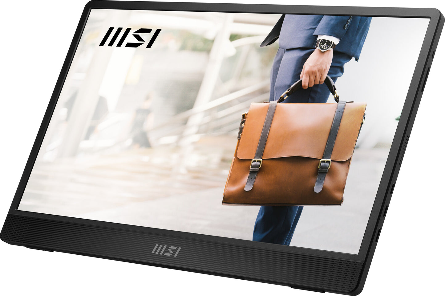 MSI PRO MP161 E2U bärbar tv-apparat och monitor Bärbara monitor Svart 39,6 cm (15.6") LED 1920 x 1080 pixlar