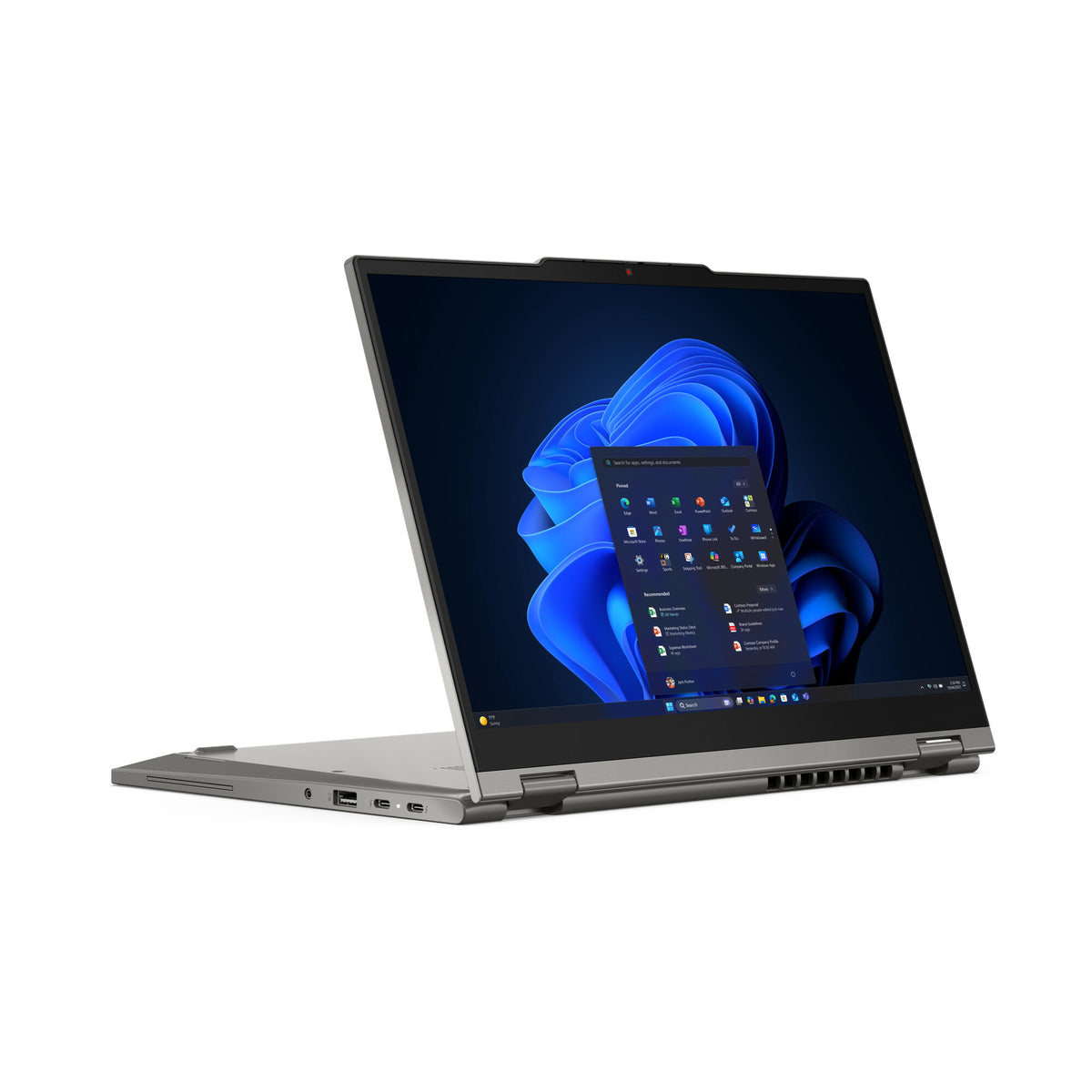 Lenovo ThinkPad L13 2-in-1 Gen 6 (Intel) Intel Core Ultra 5 225U Hybrid (2-i-1) 33,8 cm (13.3") Pekskärm WUXGA 16 GB LPDDR5x-SDRAM 512 GB SSD Wi-Fi 6E (802.11ax) Windows 11 Pro tyska Grå