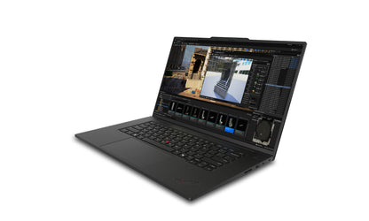 Lenovo ThinkPad P1 Gen 7 Intel Core Ultra 9 185H Mobil arbetsstation 40,6 cm (16") WQXGA 64 GB LPDDR5x-SDRAM 2 TB SSD NVIDIA GeForce RTX 4070 Wi-Fi 7 (802.11be) Windows 11 Pro Nordic Svart