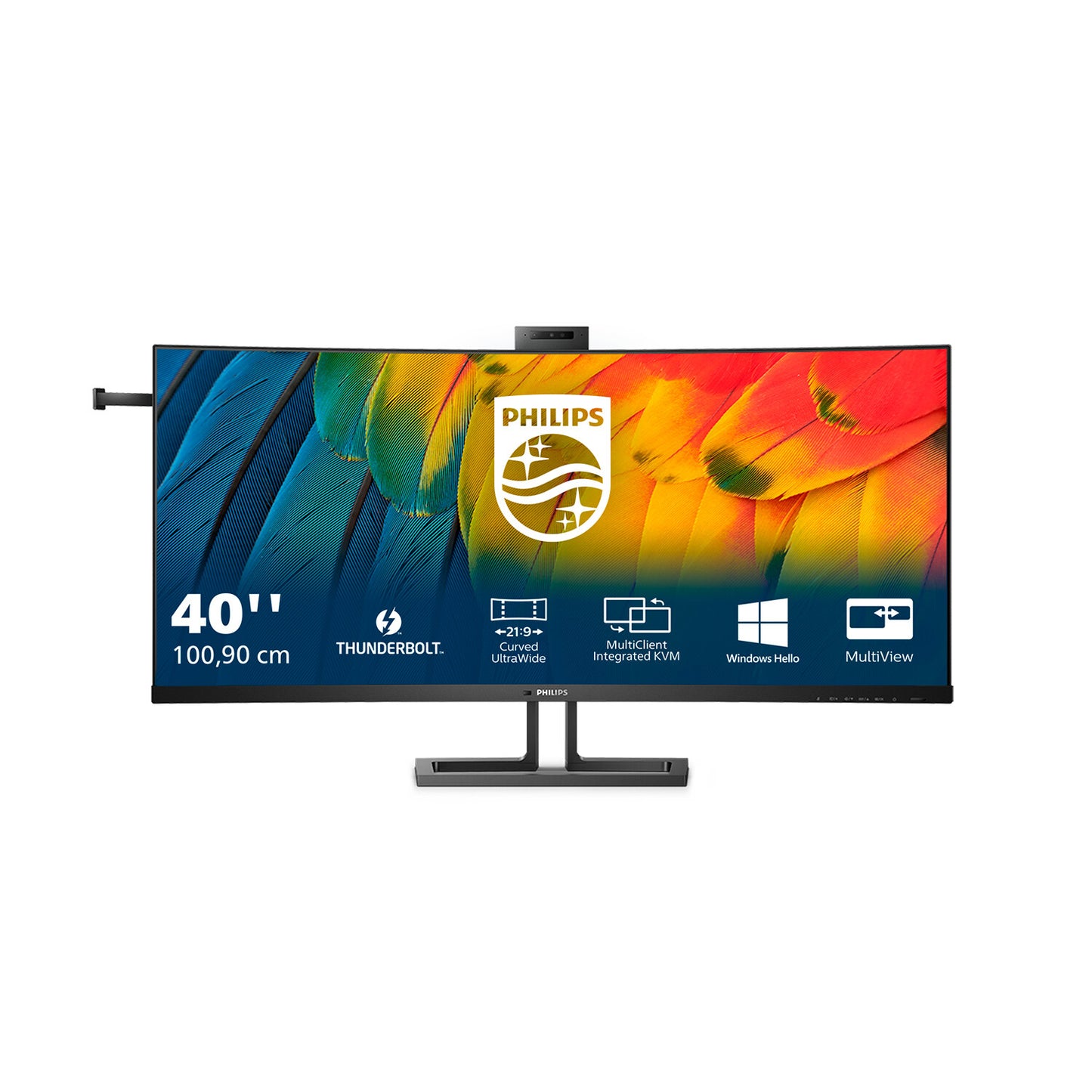 Philips 40B1U6903CH/00 platta pc-skärmar 100,8 cm (39.7") 5120 x 2160 pixlar 5K Ultra HD LCD Svart