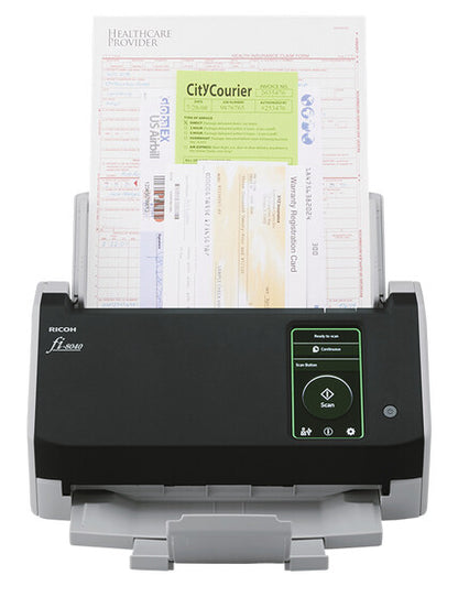 Ricoh fi-8040 ADF + scanner med manuell matning 600 x 600 DPI A4 Svart, Grå