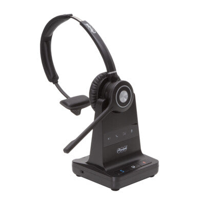 Auerswald COMfortel H-600 Headset Kabel & Trådlös Huvudband Kontor/callcenter Bluetooth Svart