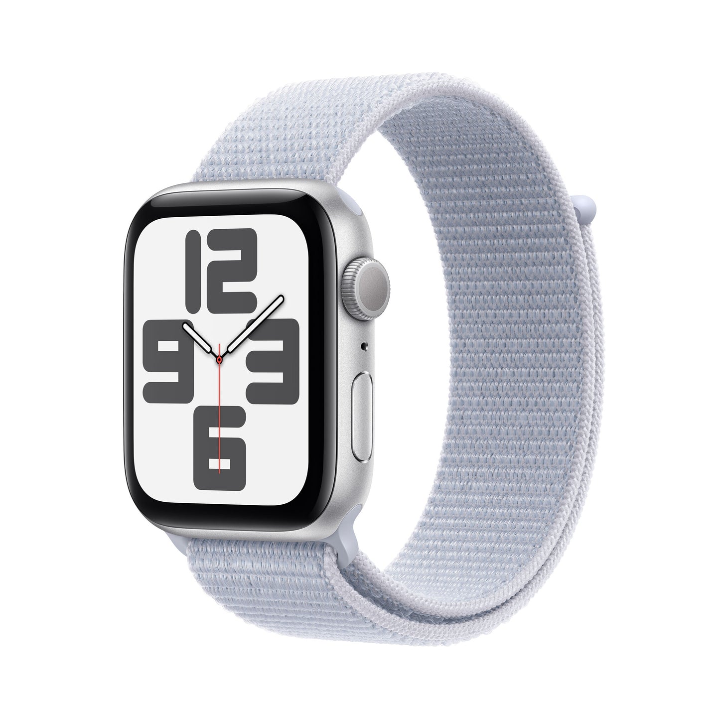Apple Watch SE OLED 44 mm Digital 368 x 448 pixlar Pekskärm Silver Wi-Fi GPS