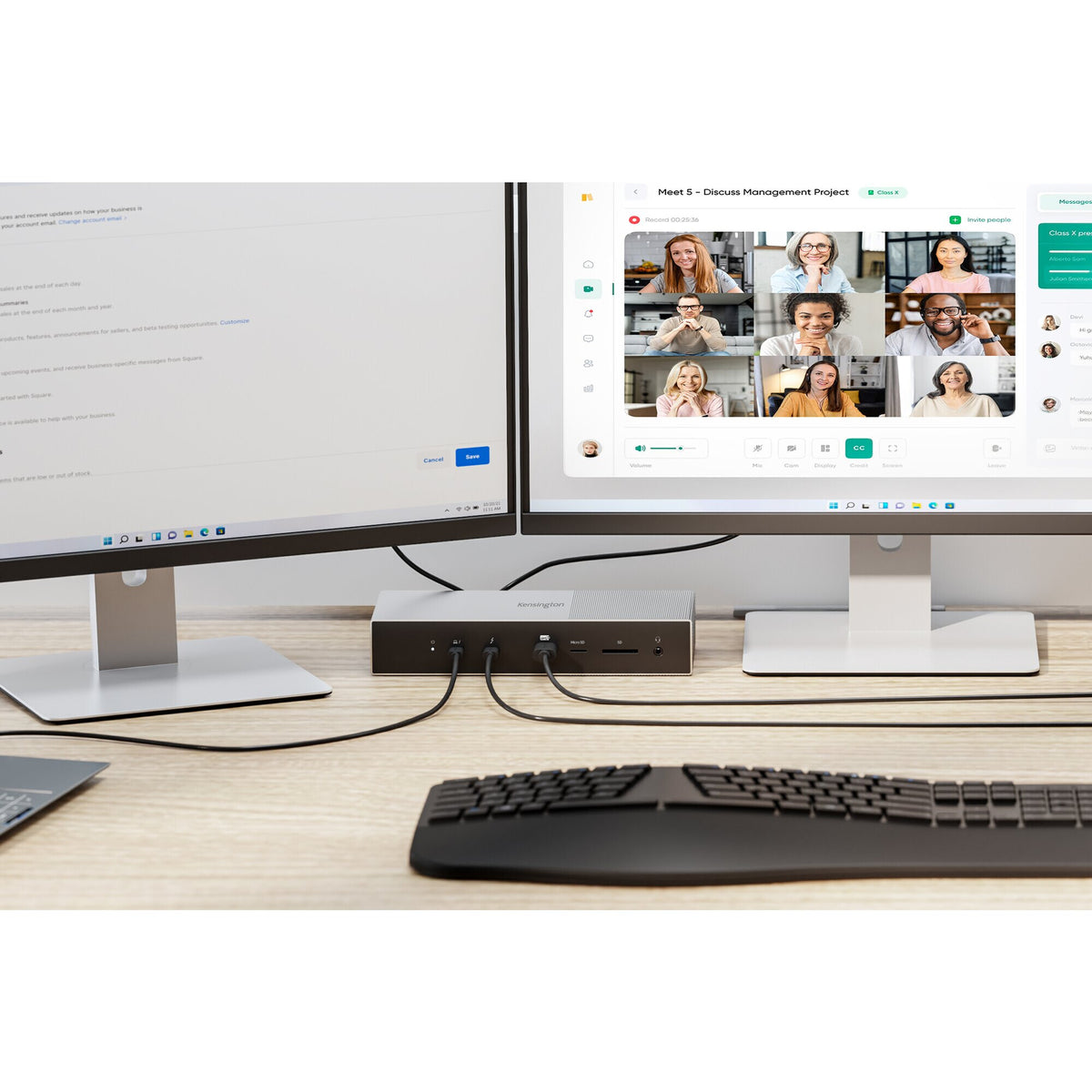Kensington SD5000T5 EQ Thunderbolt 5 trippel 4K dockningsstation med 140 W PD – Windows/macOS