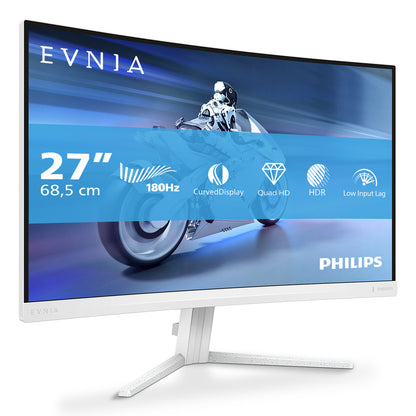 Philips Evnia 5000 27M2C5501/00 platta pc-skärmar 68,6 cm (27") 2560 x 1440 pixlar Quad HD LCD Vit