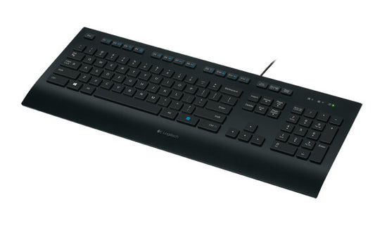 Logitech K280E Pro f/ Business tangentbord Kontor USB QWERTY Nordic Svart