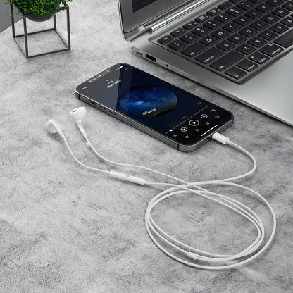 DUDAO X14+ in-ear headphones White Hörlurar Kabel I öra Musik/vardag Vit