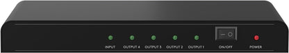 Goobay 58482 bilddelare HDMI 4x HDMI