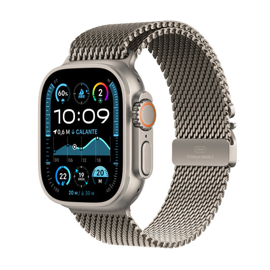 Apple Watch Ultra 2 OLED 49 mm Digital 410 x 502 pixlar Pekskärm 4G Titan Wi-Fi GPS