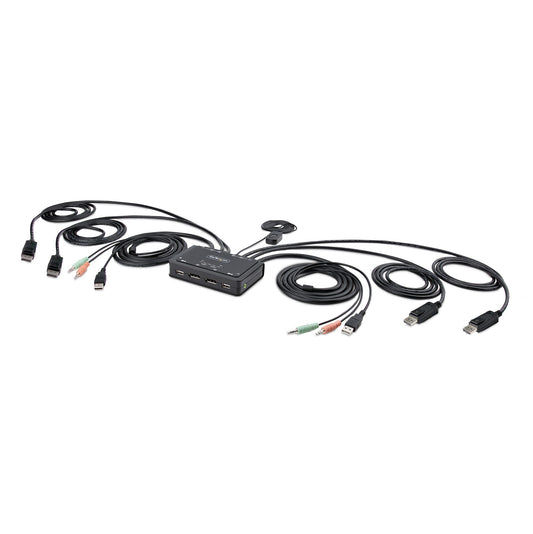 StarTech.com C2-DD46-UA2-CBL-KVM KVM-switchar Svart