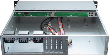 Inter-Tech 2U-2404L Ställning Svart, Silver