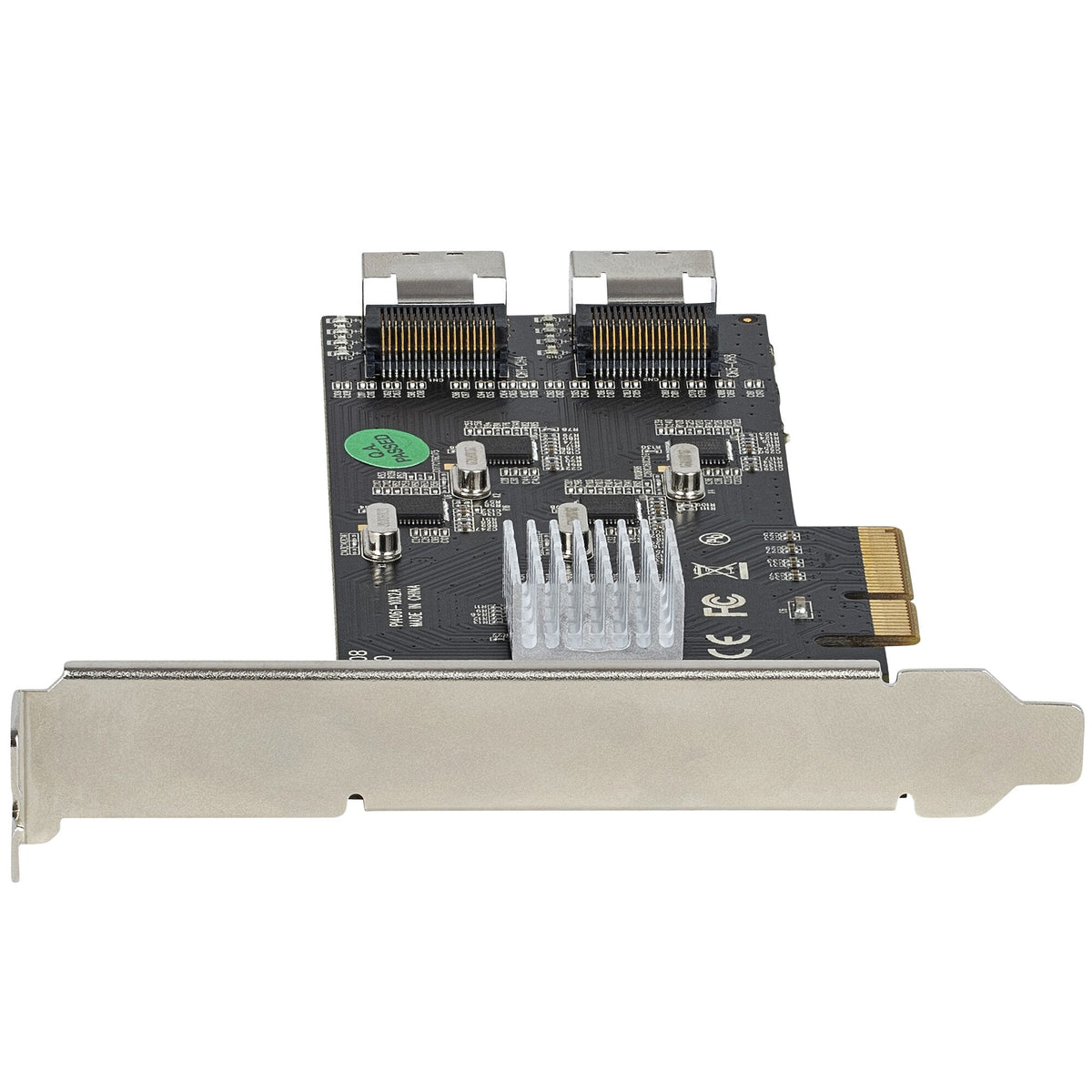 StarTech.com 8-ports SATA PCIe-kort - PCI Express 6 Gbps SATA Expansion-kortadapter med 4 värdkontroller - SATA PCIe-kontrollerkort - PCI-e x4 Gen 2 till SATA III - SATA HDD/SSD