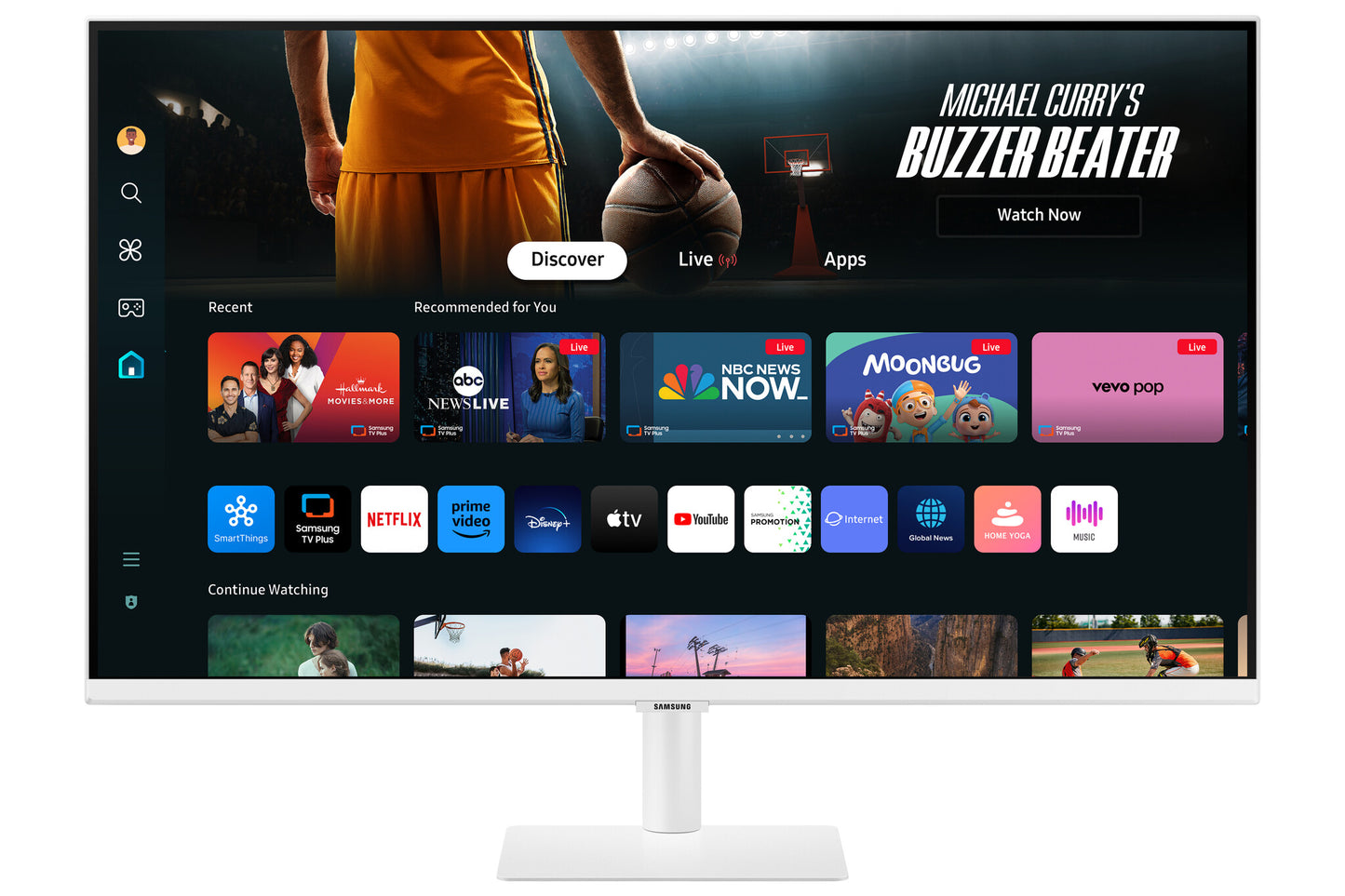 Samsung M70D platta pc-skärmar 81,3 cm (32") 3840 x 2160 pixlar 4K Ultra HD LED Svart