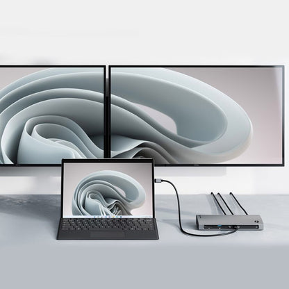 ALOGIC TB4D3TB dockningsstationer för bärbara datorer Kabel Thunderbolt 4 Svart