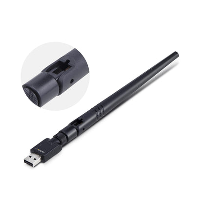 StarTech.com USB Bluetooth 5.3-adapterdongel i klass 1 för PC/bärbar dator, långdistansanslutning för tangentbord, mus, ljudstreaming och PAN-nätverkande, Windows/Linux