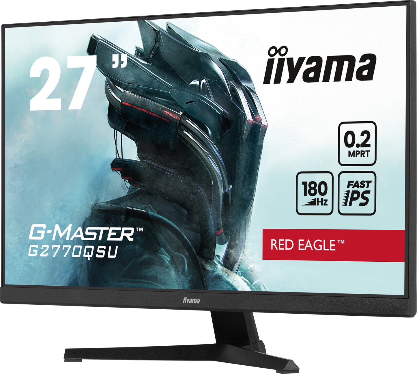 iiyama G-MASTER G2770QSU-B6 platta pc-skärmar 68,6 cm (27") 2560 x 1440 pixlar Wide Quad HD LED Svart