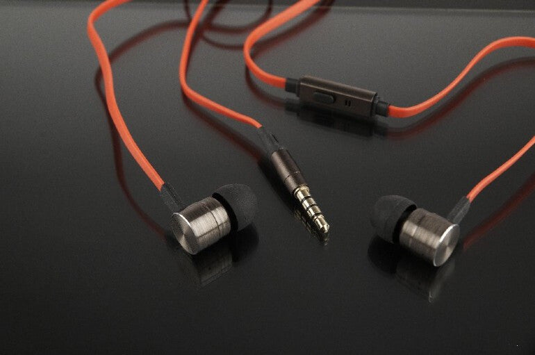 Gembird MHS-EP-LHR hörlur och headset Hörlurar Kabel I öra Samtal/musik Svart, Orange