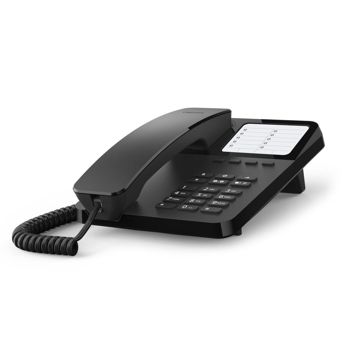 Gigaset DESK 400 Analog telefon Svart