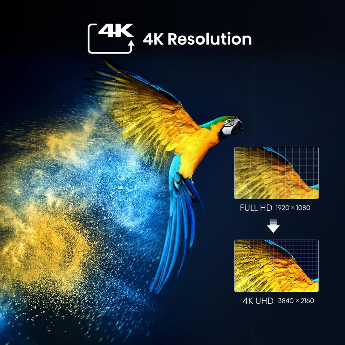 Hisense PL1SE storbilds-tv Ultra short throw-projektor 2100 ANSI-lumen UHD 4K (3840x2160) Svart, Mörkgrå