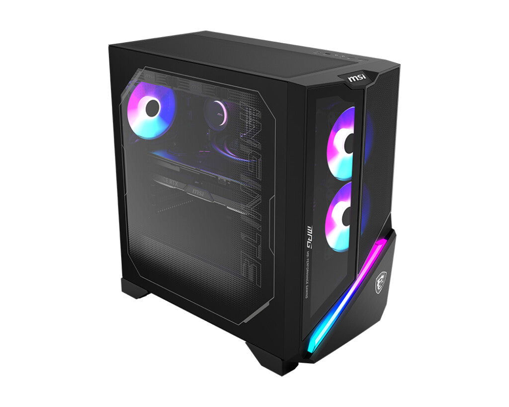 MSI MPG Infinite X3 AI 2NUF7-013AT Intel Core Ultra 7 265K 32 GB DDR5-SDRAM 1 TB SSD NVIDIA GeForce RTX 4070 Ti Windows 11 Home Skrivbord PC Svart